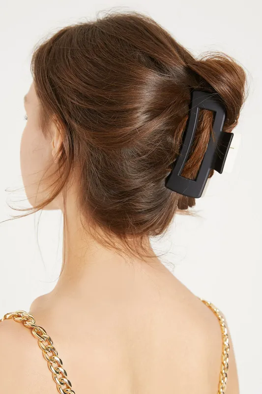 Colorblock Hair Claw sold by storets