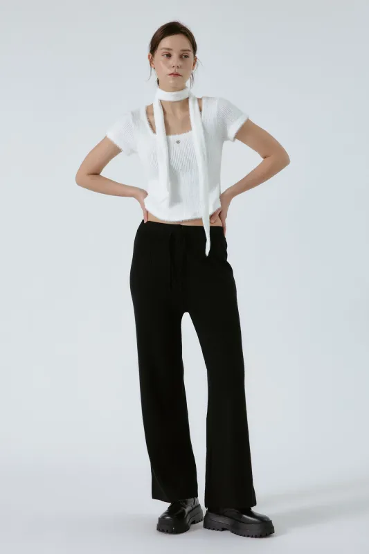 Hailey Knit Sweater Pants sold by storets