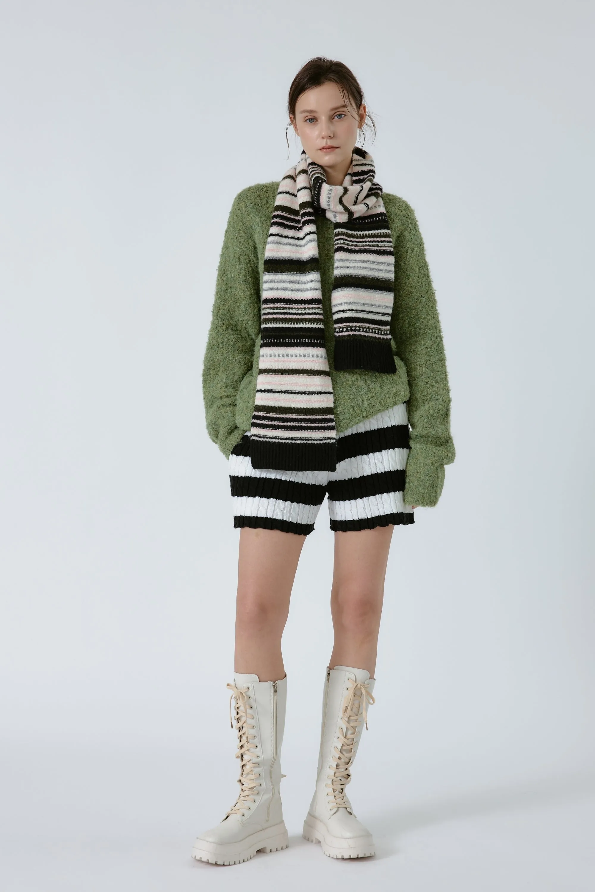 Nora Oversized Fuzzy Sweater sold by storets product image thumbnail 4