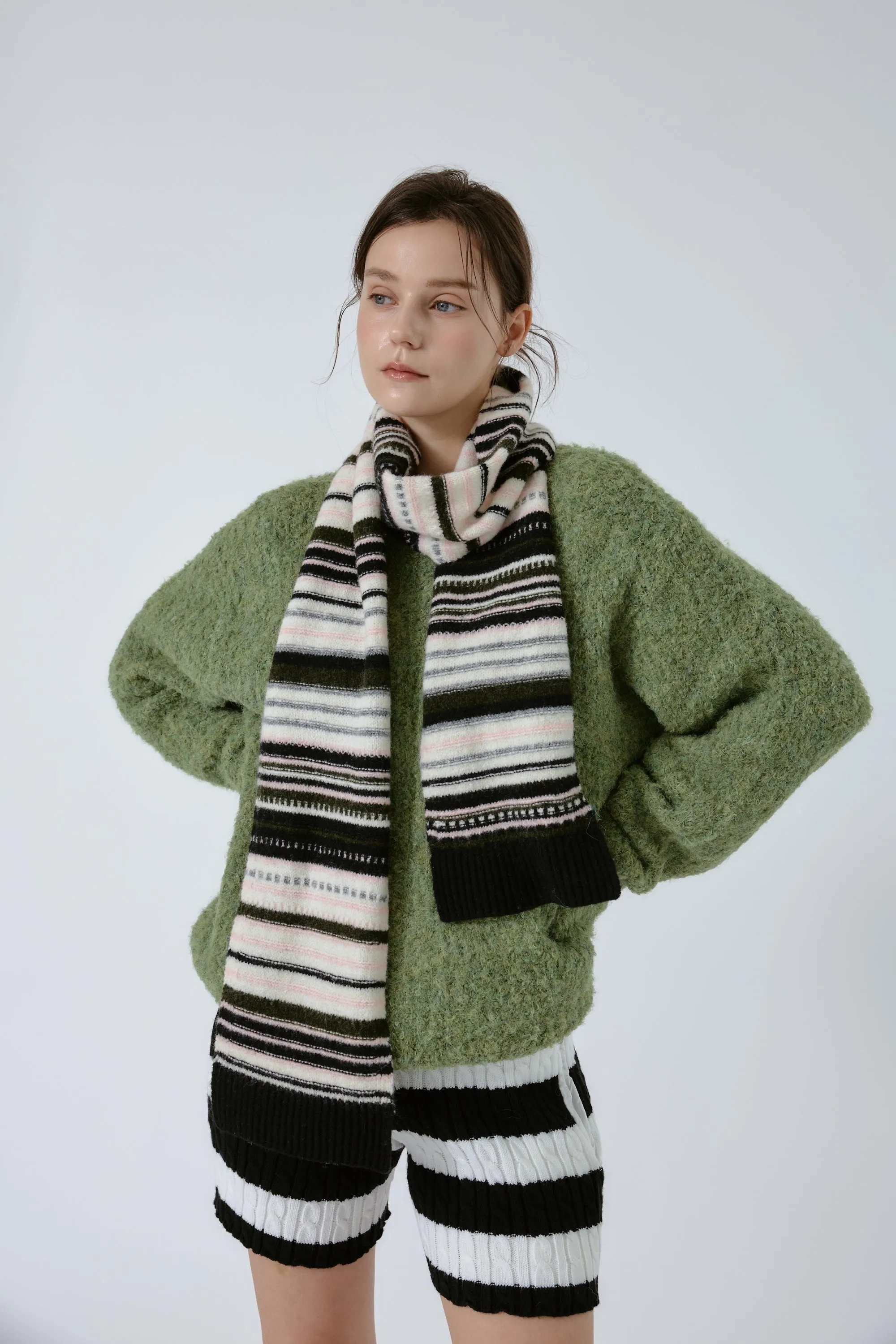 Nora Oversized Fuzzy Sweater sold by storets product image thumbnail 3