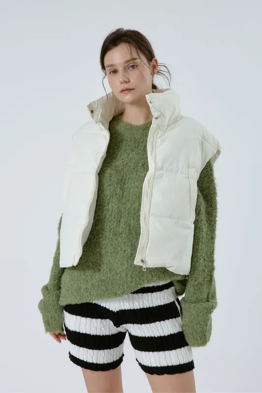 Lucy Oversized Puffer Vest sold by storets