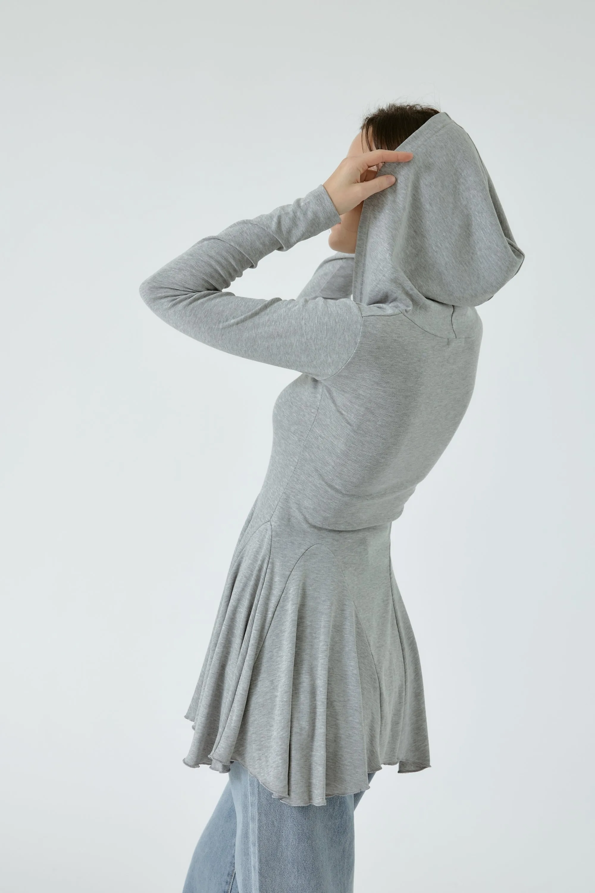 Polly Hooded Fit and Flare Dress sold by storets product image thumbnail 2