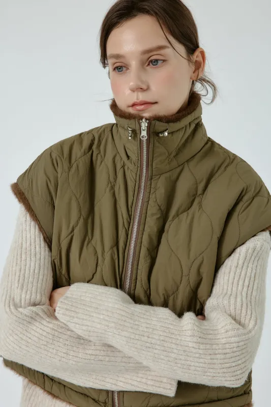 Abigail Reversible Vest sold by storets