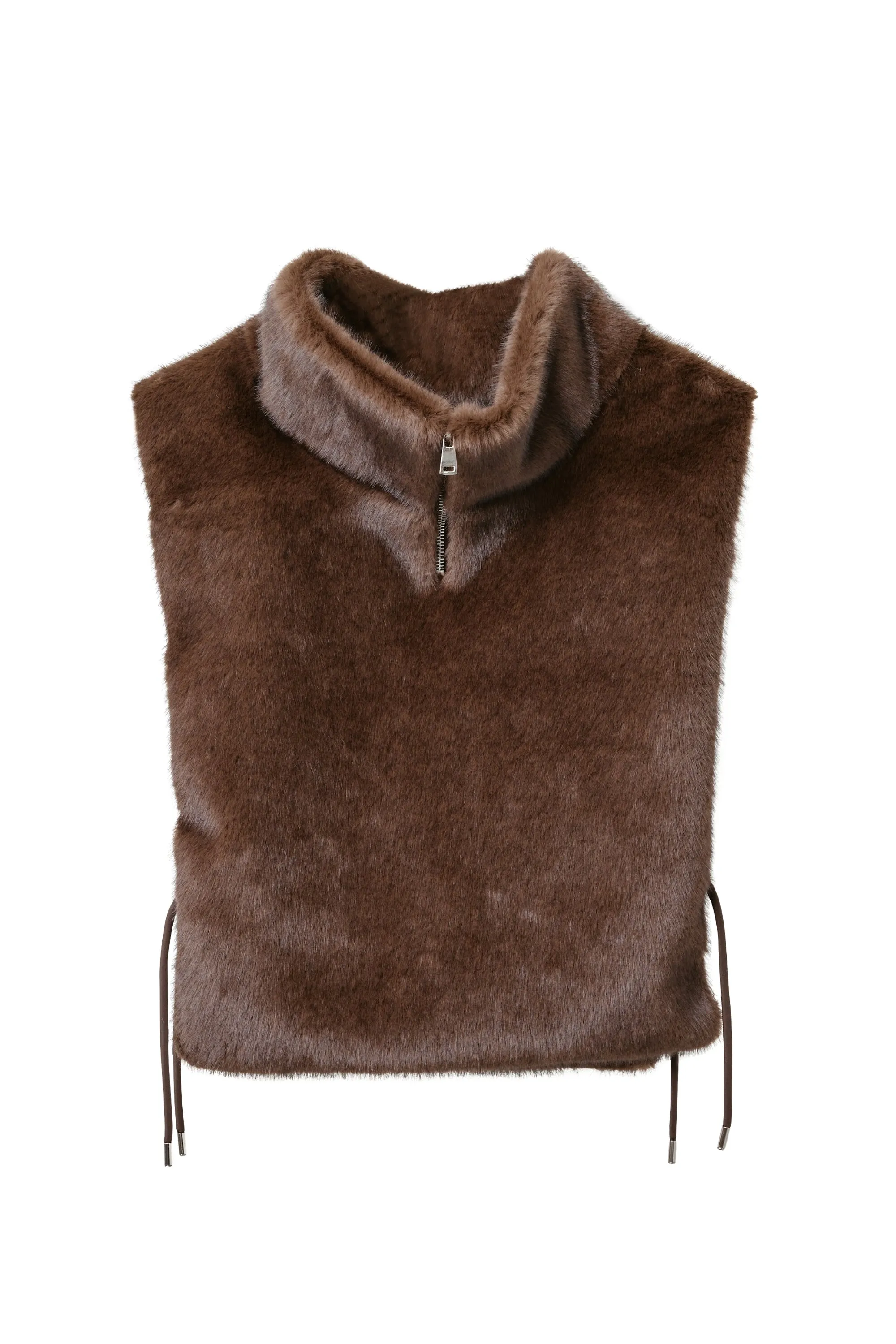 Layla Faux Fur Vest sold by storets product image thumbnail 4