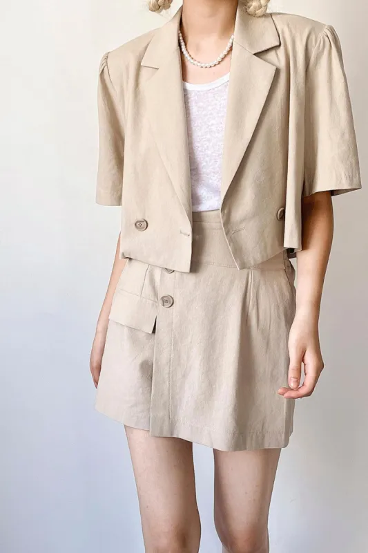 Mila Cropped Jacket sold by storets