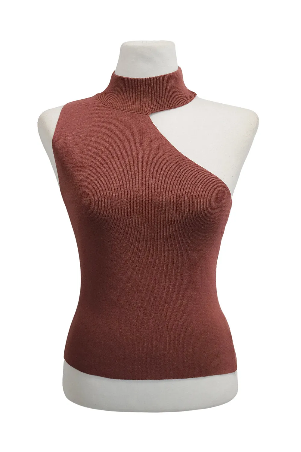 Hailey Shoulder Cutout Asymmetric Top sold by storets product image thumbnail 5