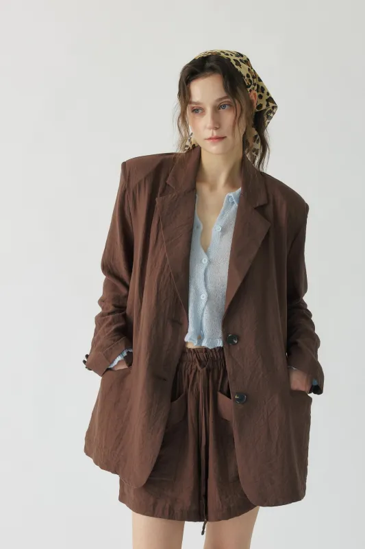 Vera Relaxed Summer Blazer made by storets