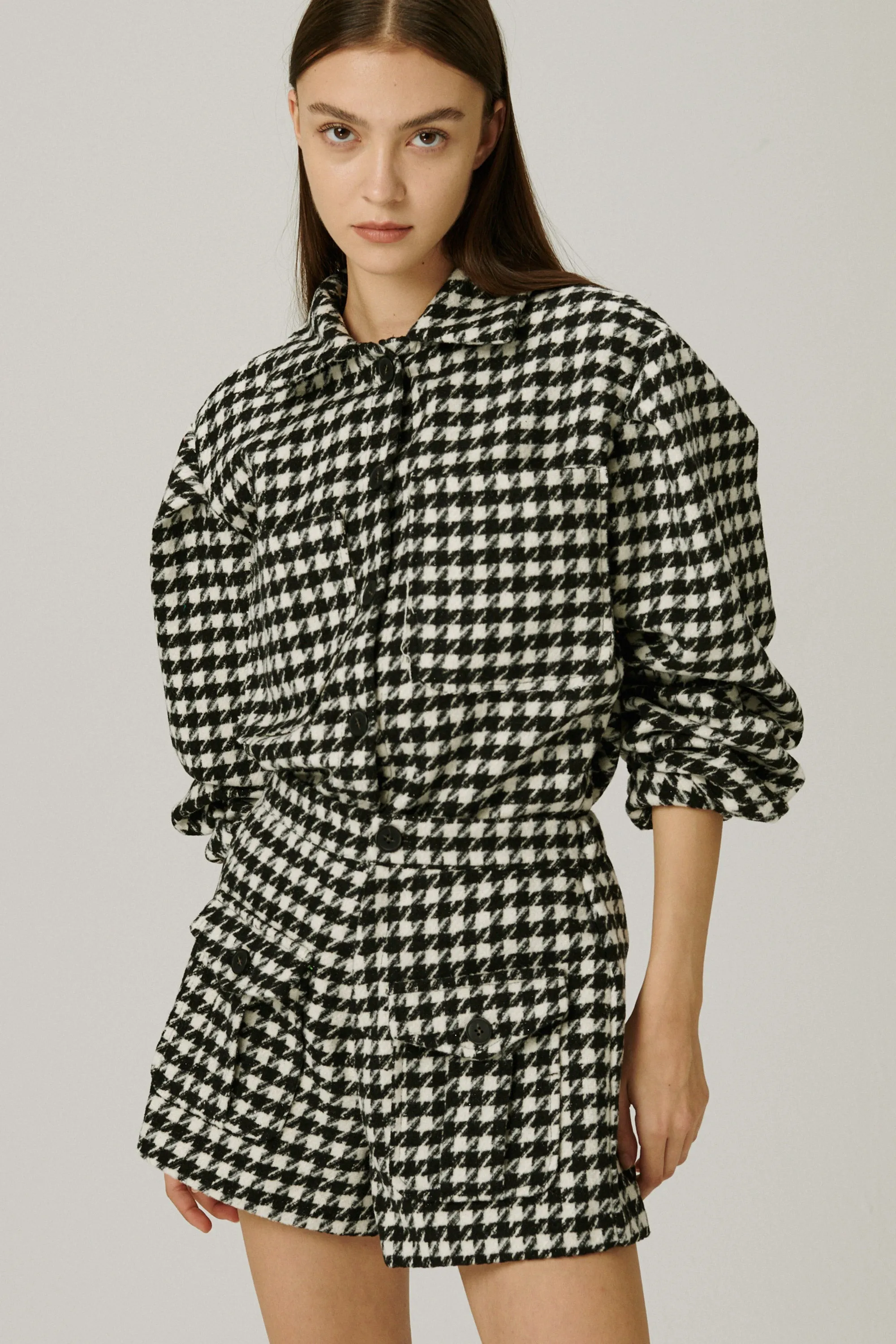 Harper Houndstooth Shacket sold by storets product image thumbnail 3