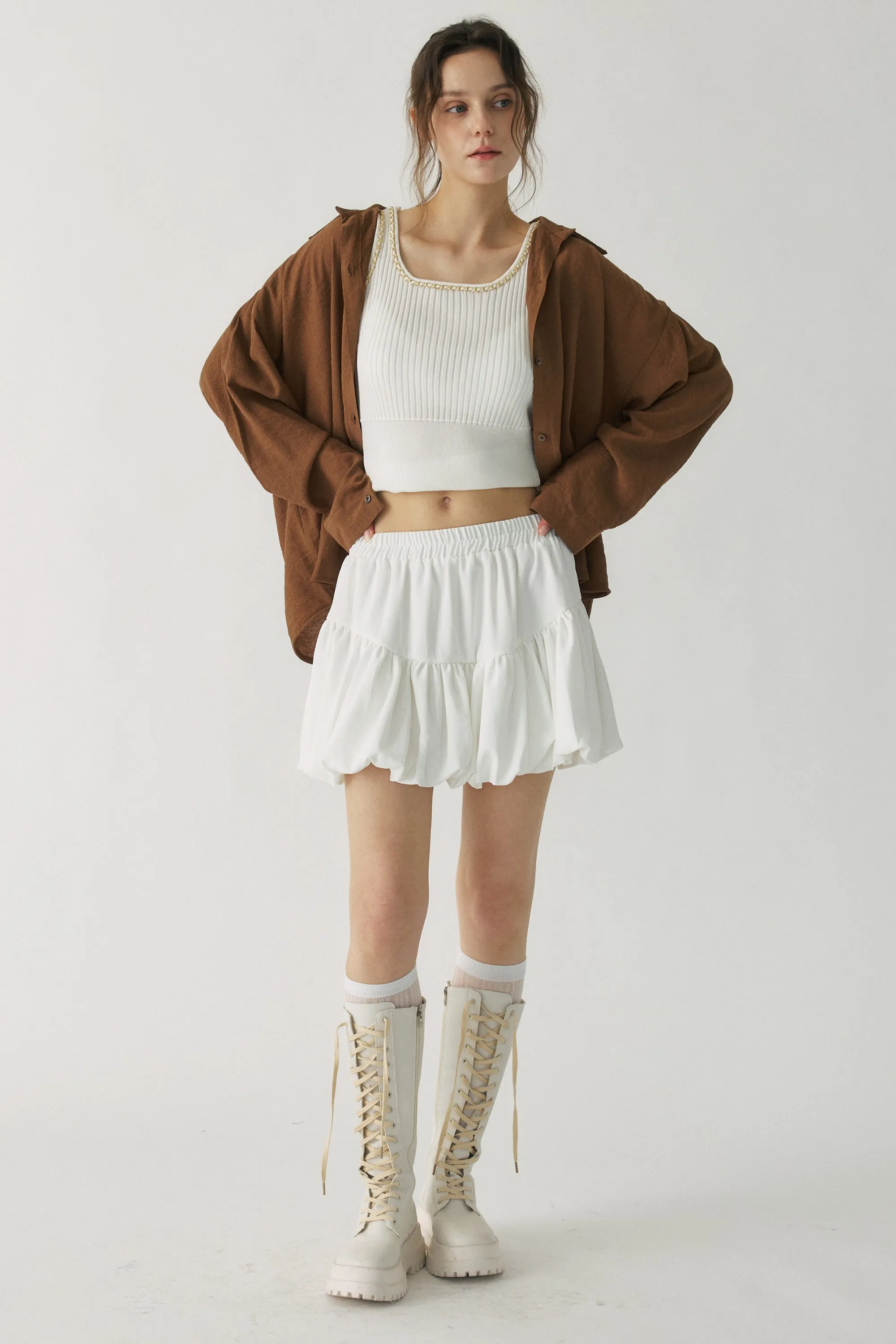 Lucy Relaxed Oversized Shirt sold by storets product image thumbnail 5
