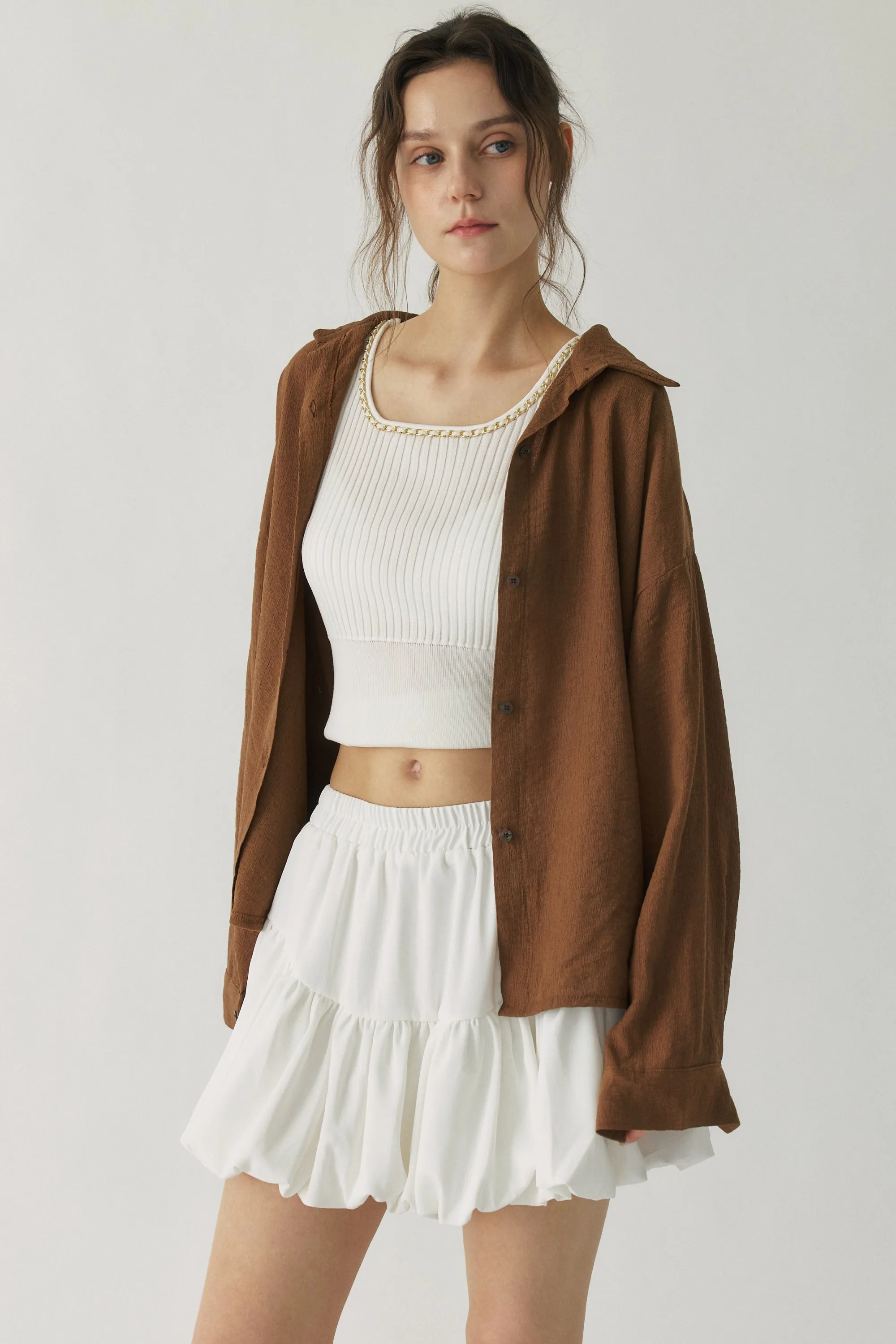 Lucy Relaxed Oversized Shirt sold by storets product image thumbnail 3