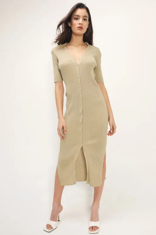 Anaya Maxi Ribbed Dress sold by storets