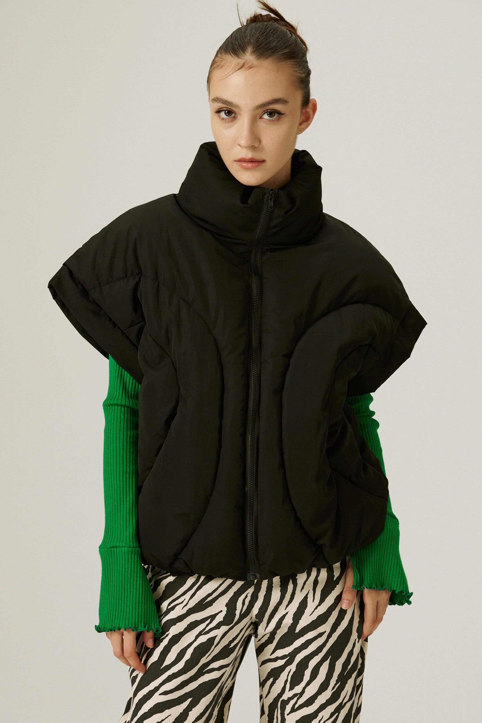 Lea Sleeveless Puffer Jacket sold by storets