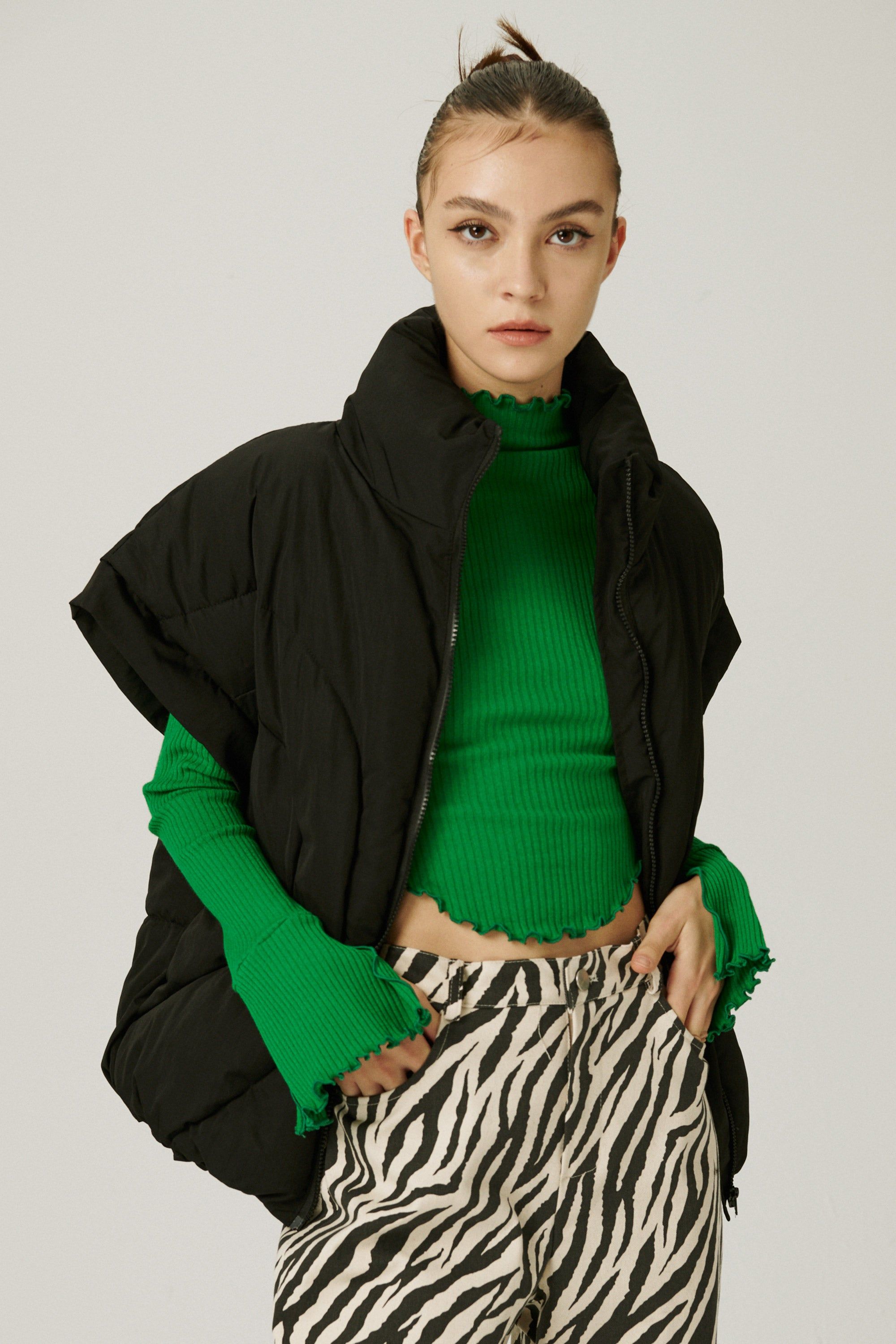 Lea Sleeveless Puffer Jacket sold by storets product image thumbnail 4