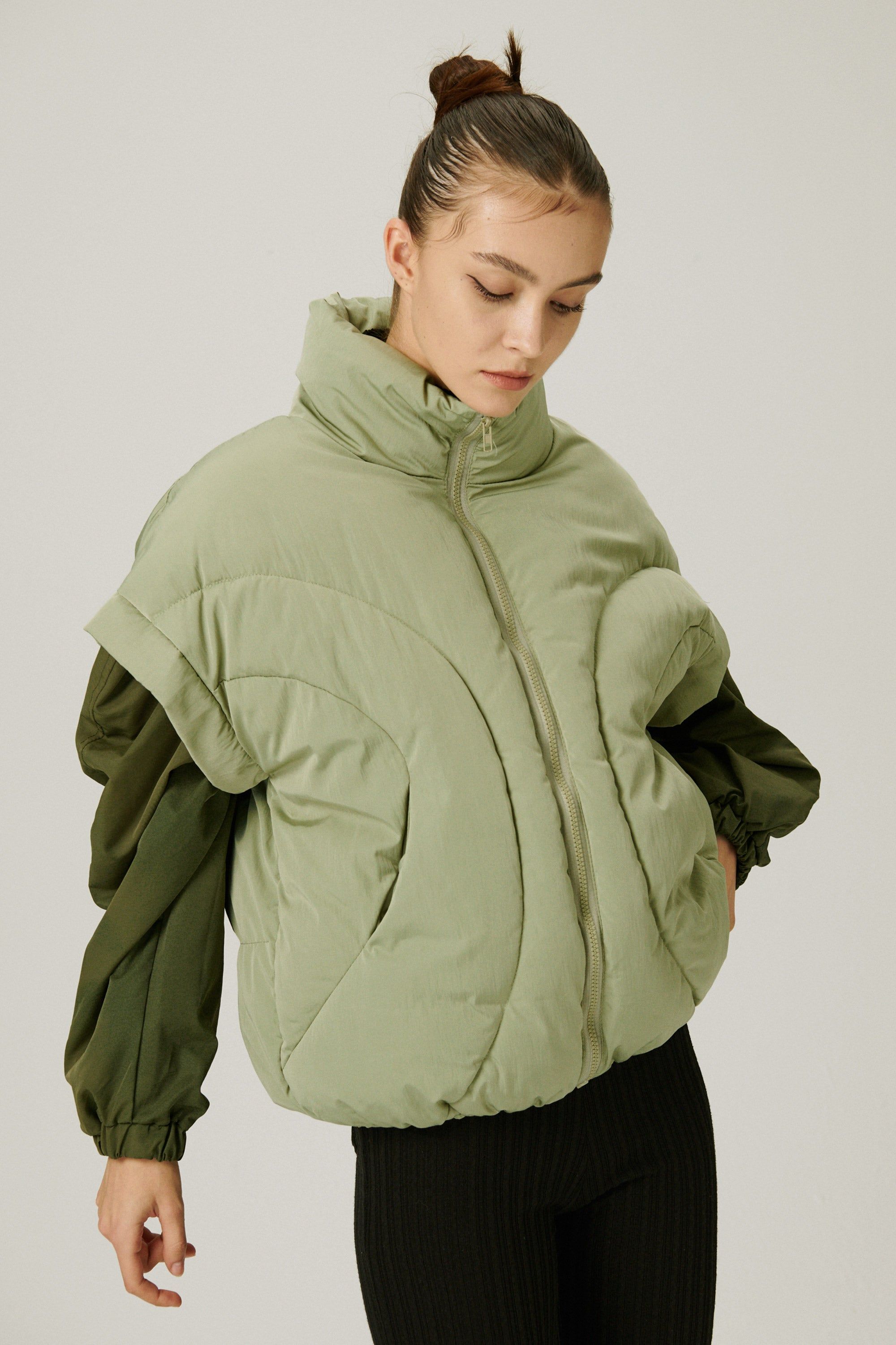 Lea Sleeveless Puffer Jacket sold by storets product image thumbnail 2