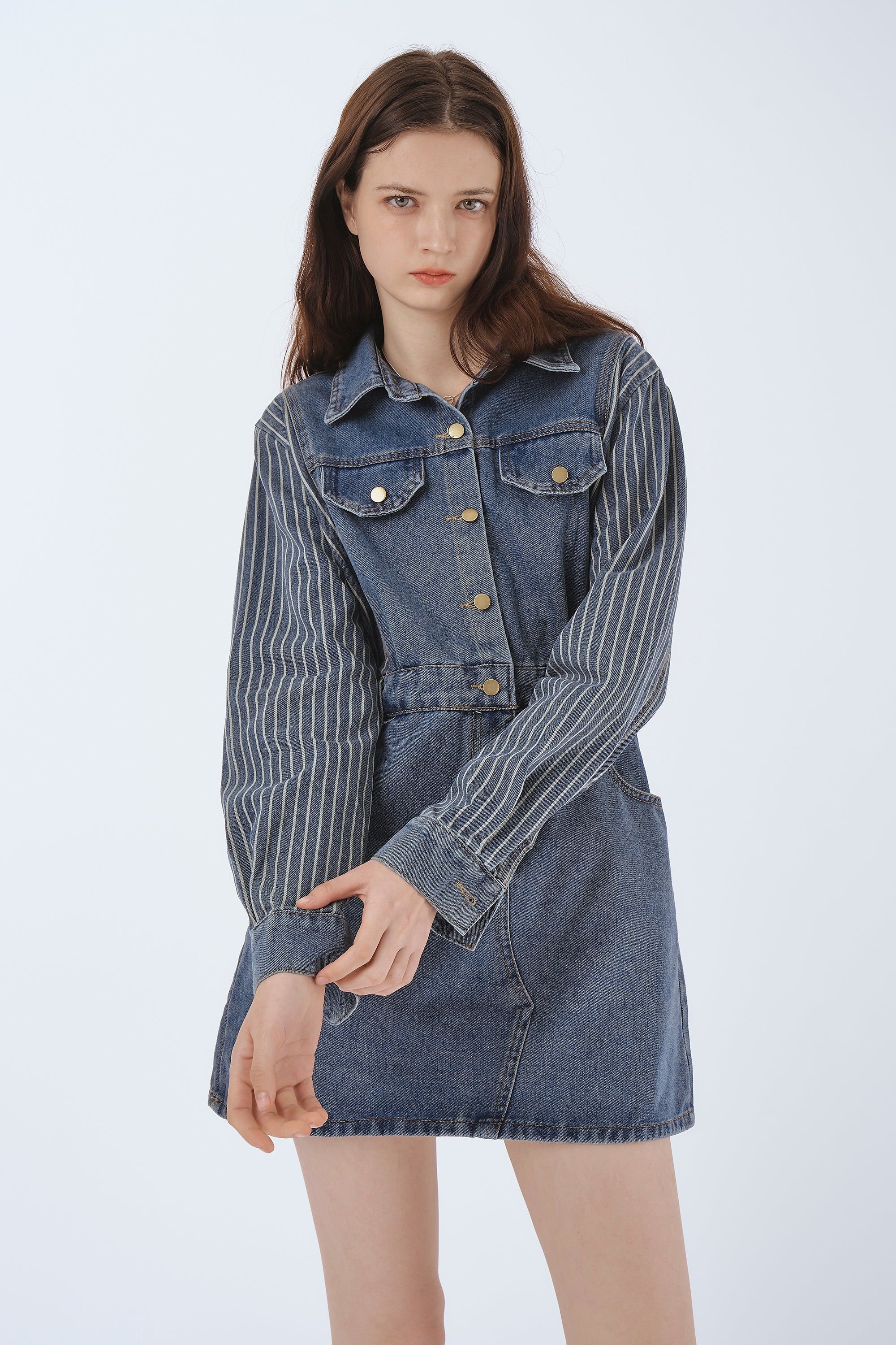 Nora Denim Dress sold by storets product image thumbnail 3