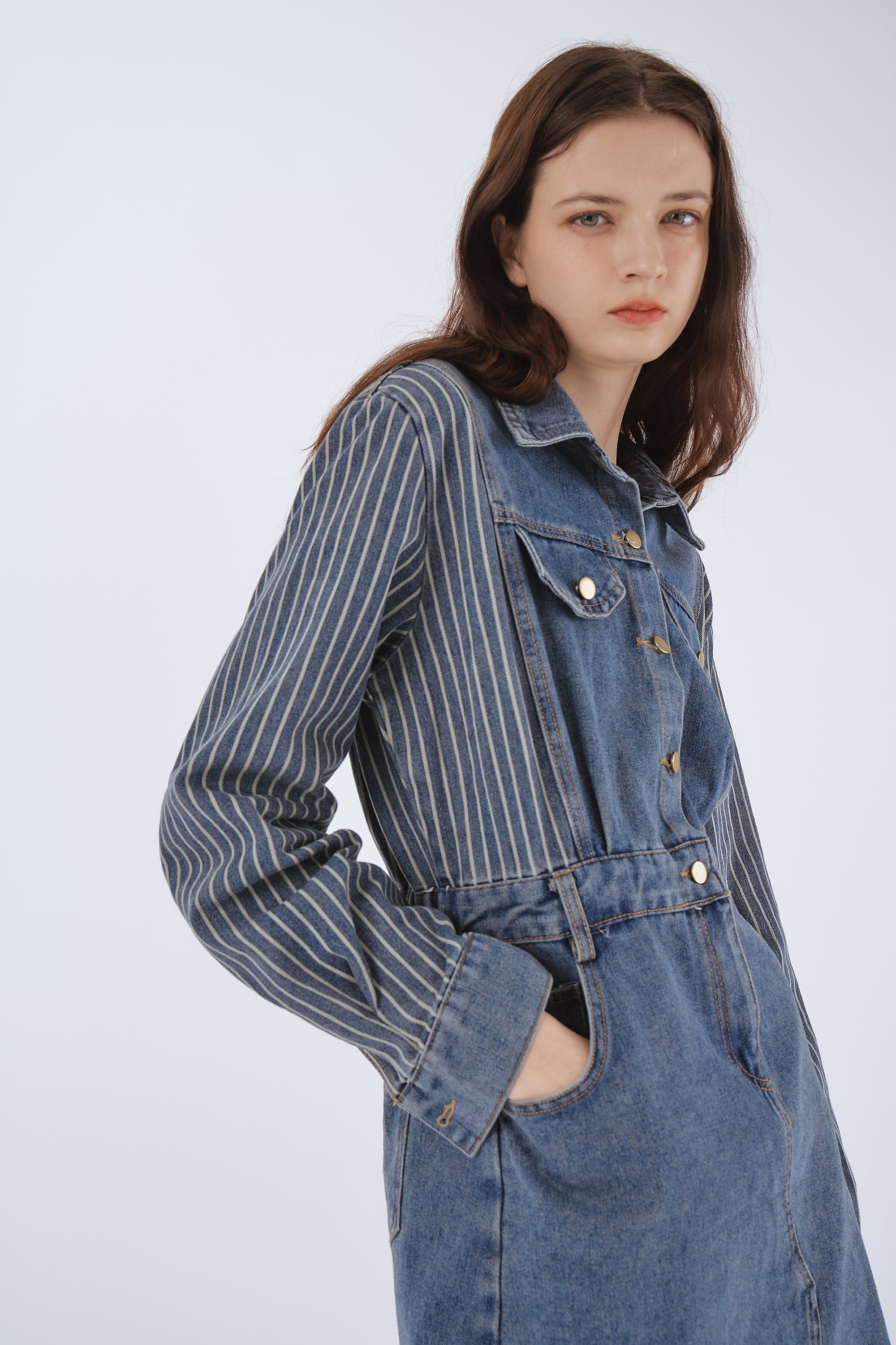 Nora Denim Dress sold by storets product image thumbnail 2