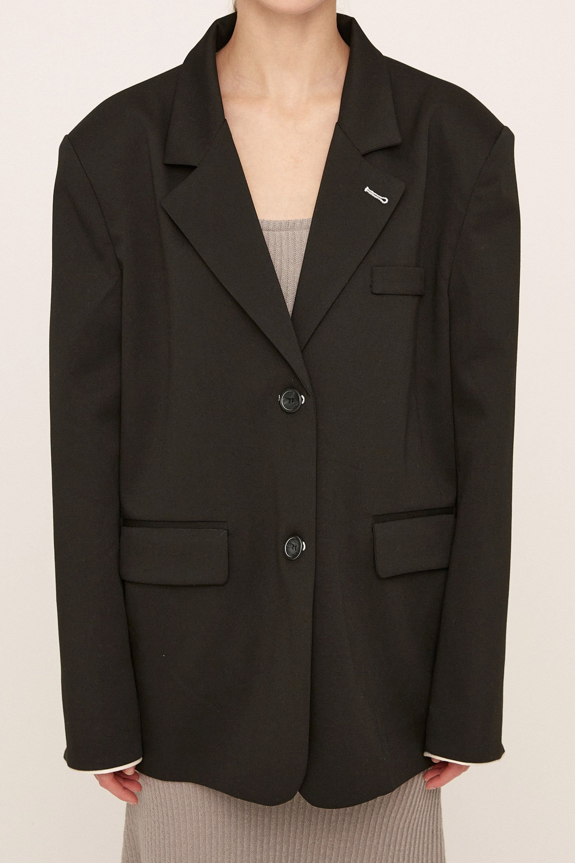 Megan Oversized Daddy Blazer sold by storets product image thumbnail 5