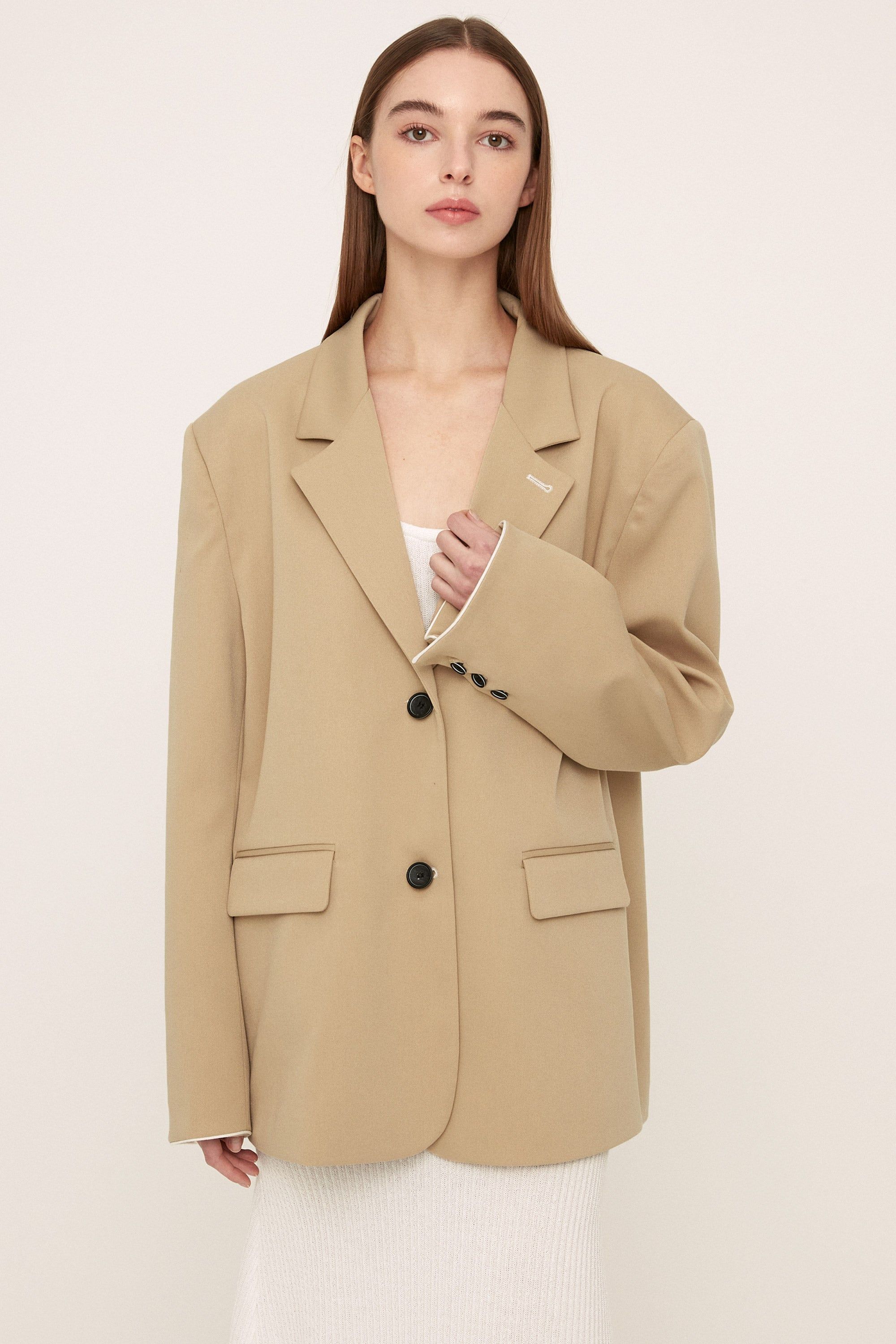 Megan Oversized Daddy Blazer sold by storets product image thumbnail 2