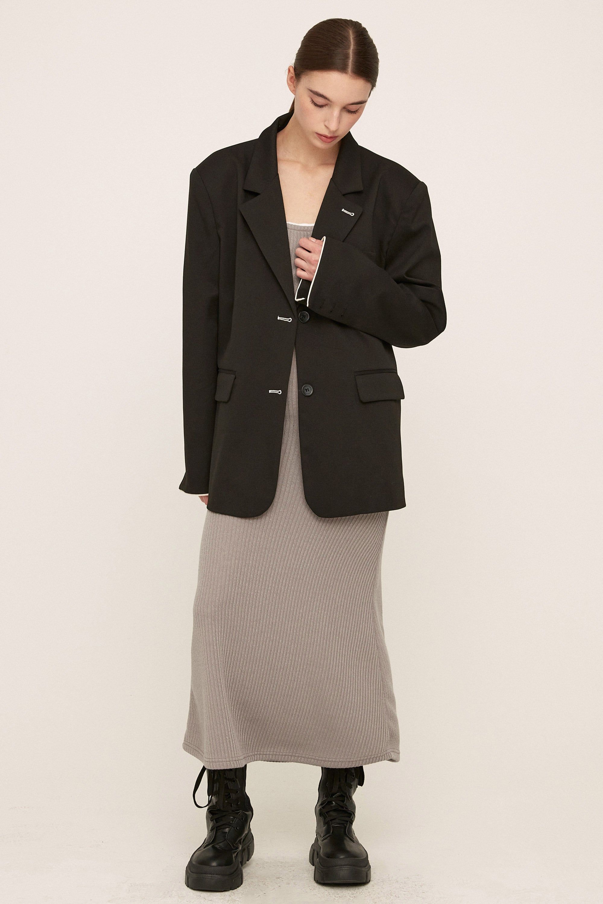 Megan Oversized Daddy Blazer sold by storets product image thumbnail 4