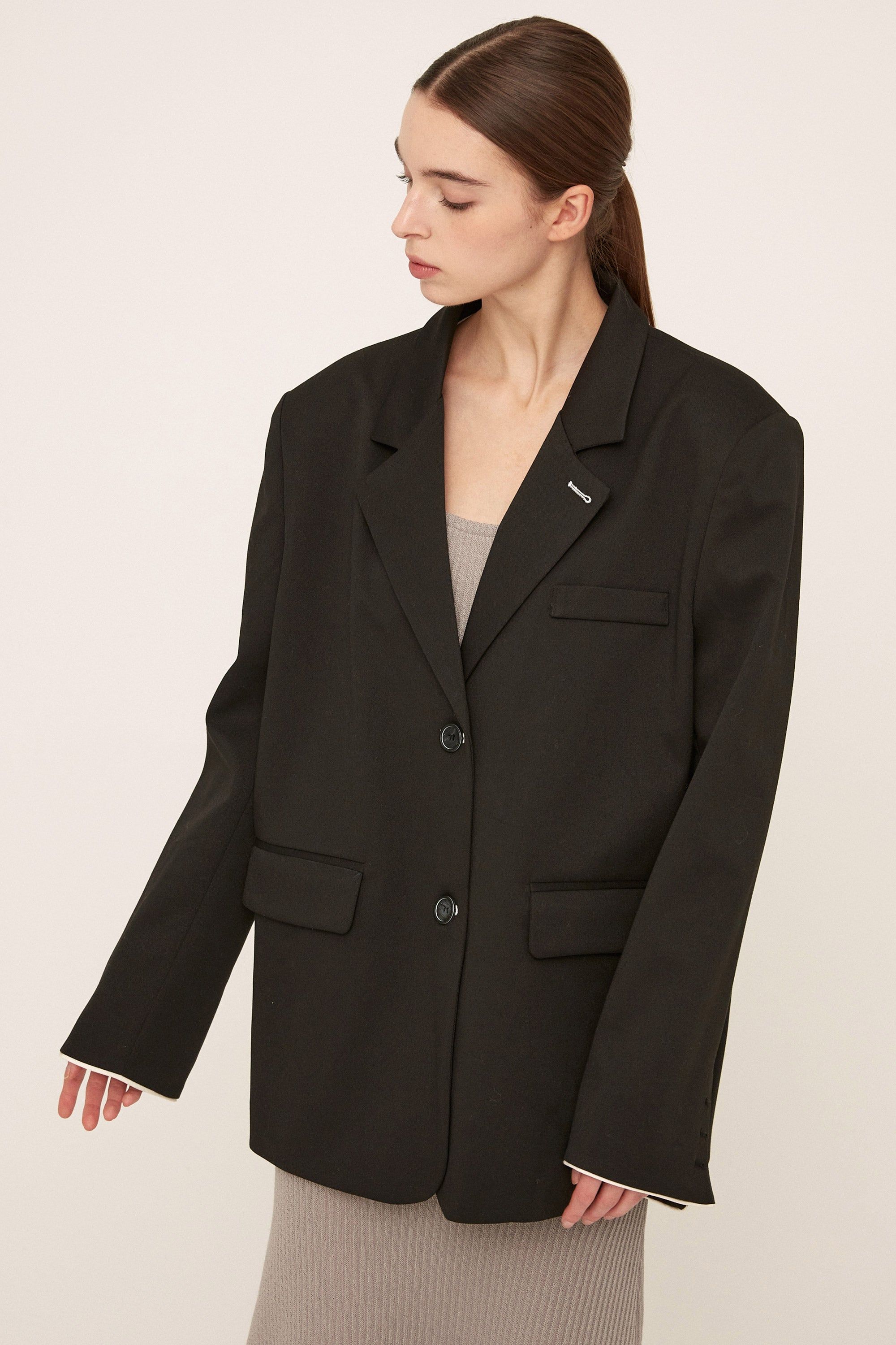 Megan Oversized Daddy Blazer sold by storets product image thumbnail 6