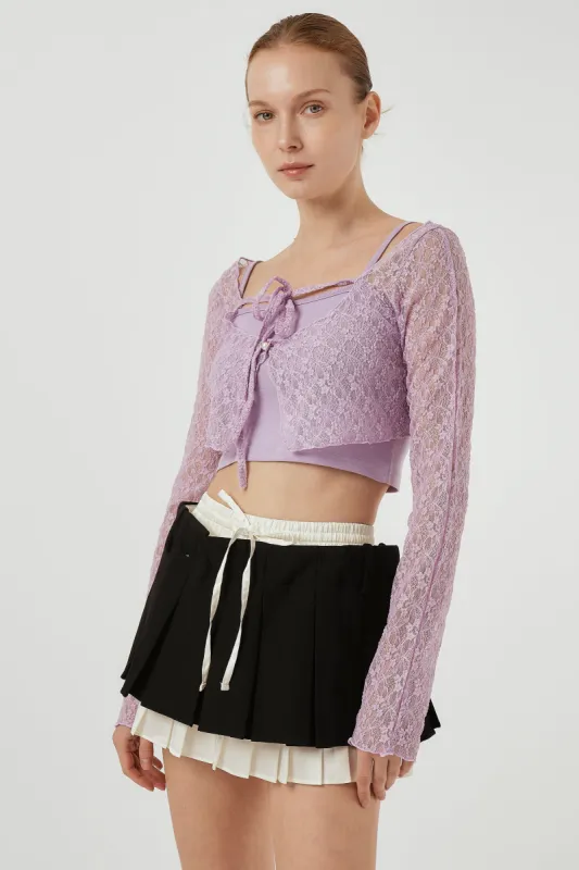 Ava Top & Cardi Set sold by storets