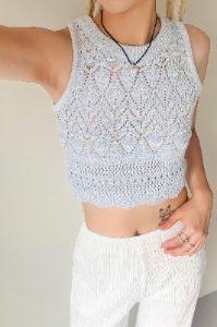 Ava Knitted Top sold by storets