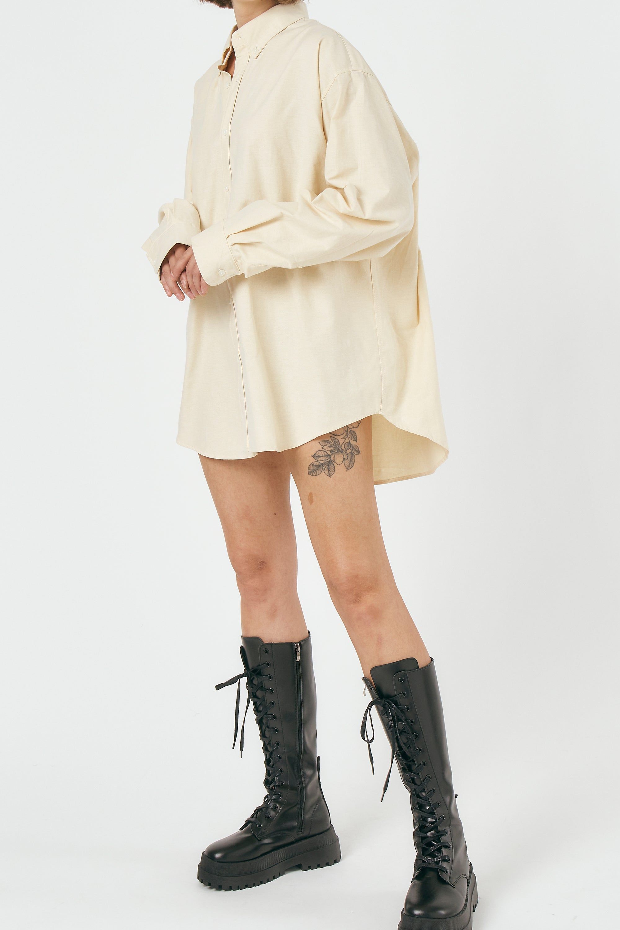 Milly Oversized Boyfriend Shirt sold by storets product image thumbnail 7