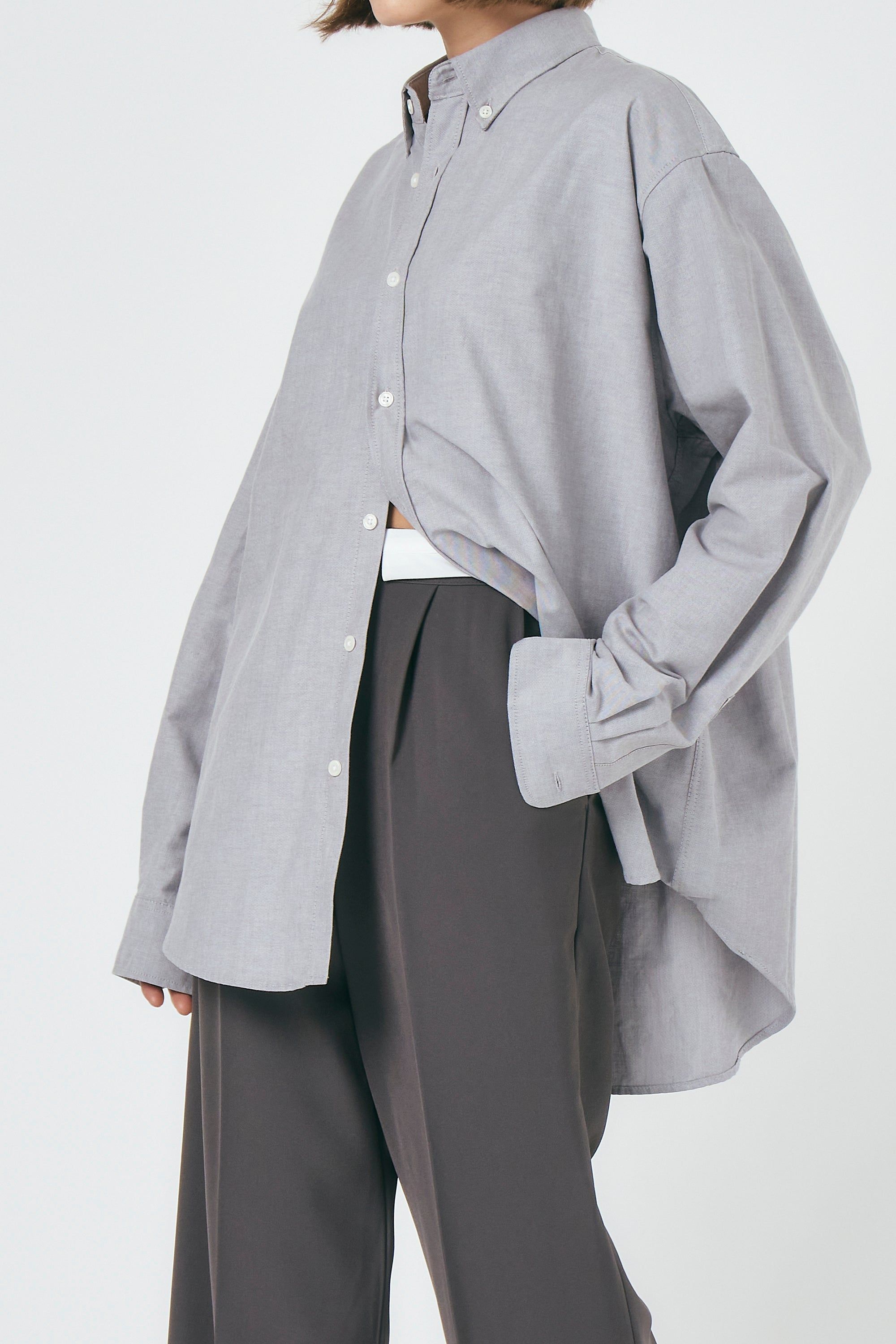 Milly Oversized Boyfriend Shirt sold by storets product image thumbnail 2