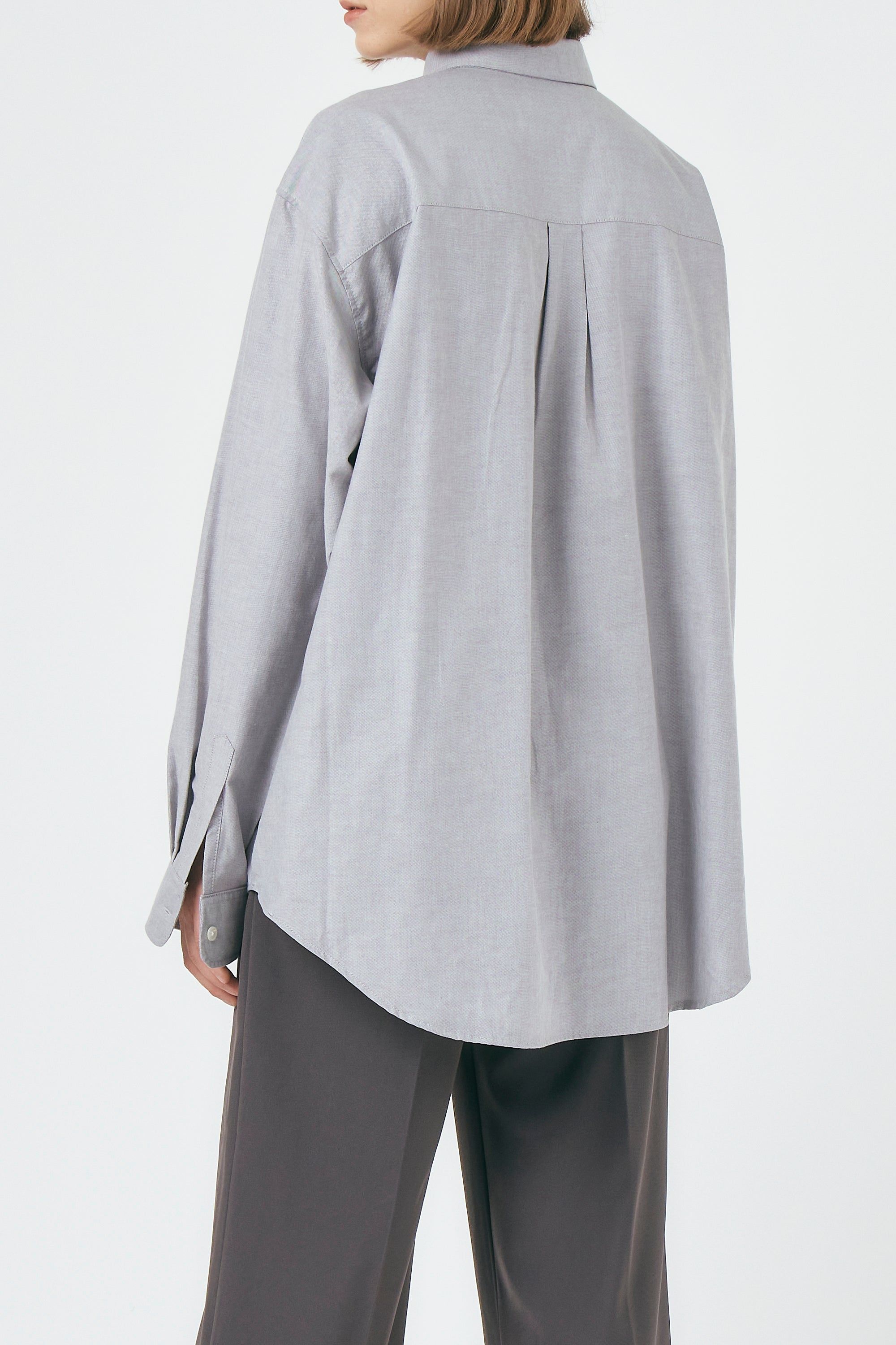Milly Oversized Boyfriend Shirt sold by storets product image thumbnail 3