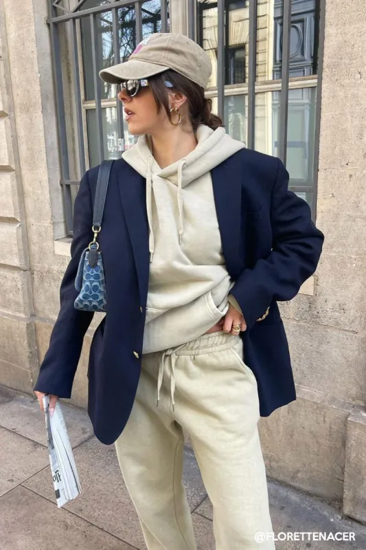 Zuri Boyfriend Hooded Sweatshirt sold by storets