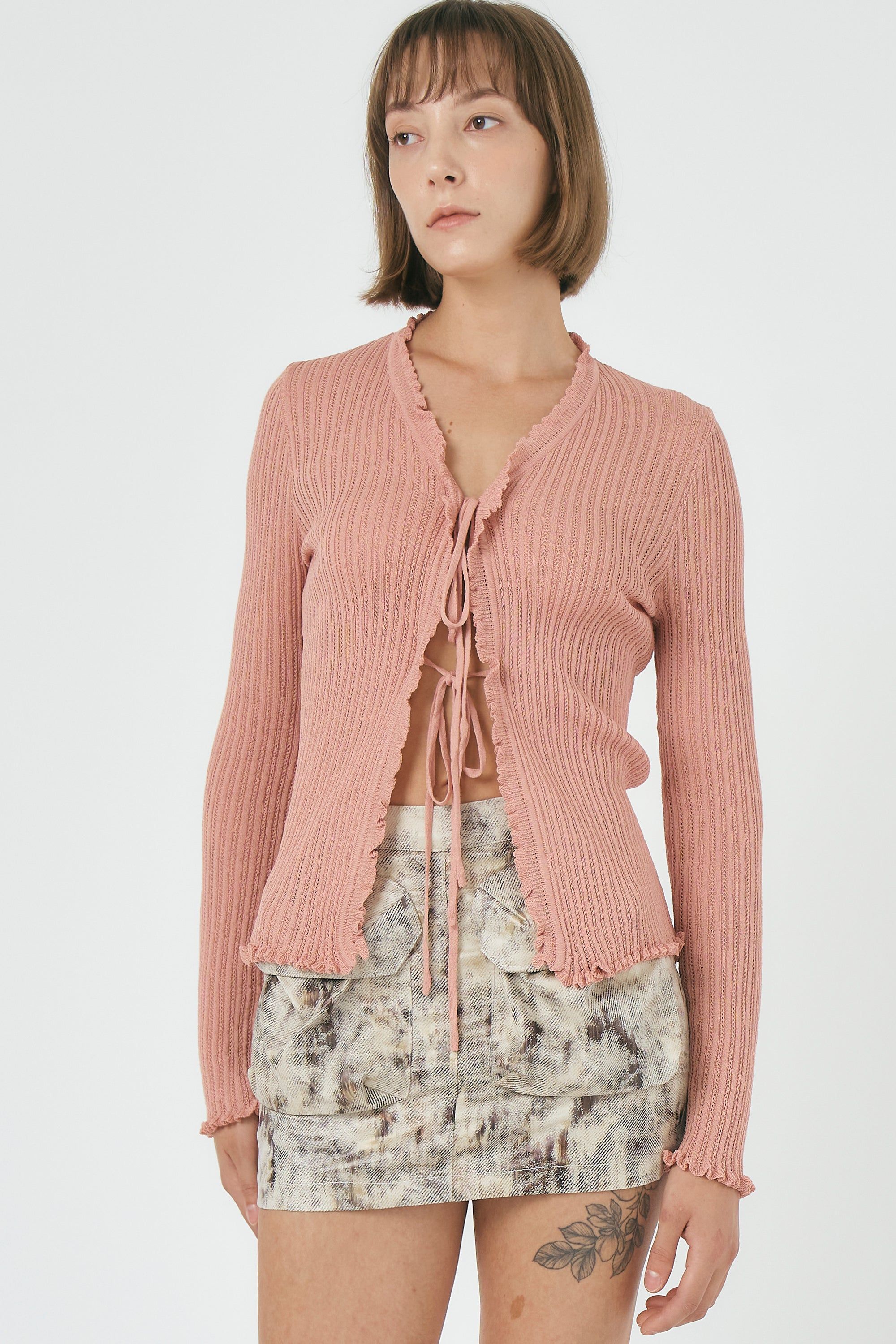 Lucia Ruffled Cardi sold by storets product image thumbnail 2