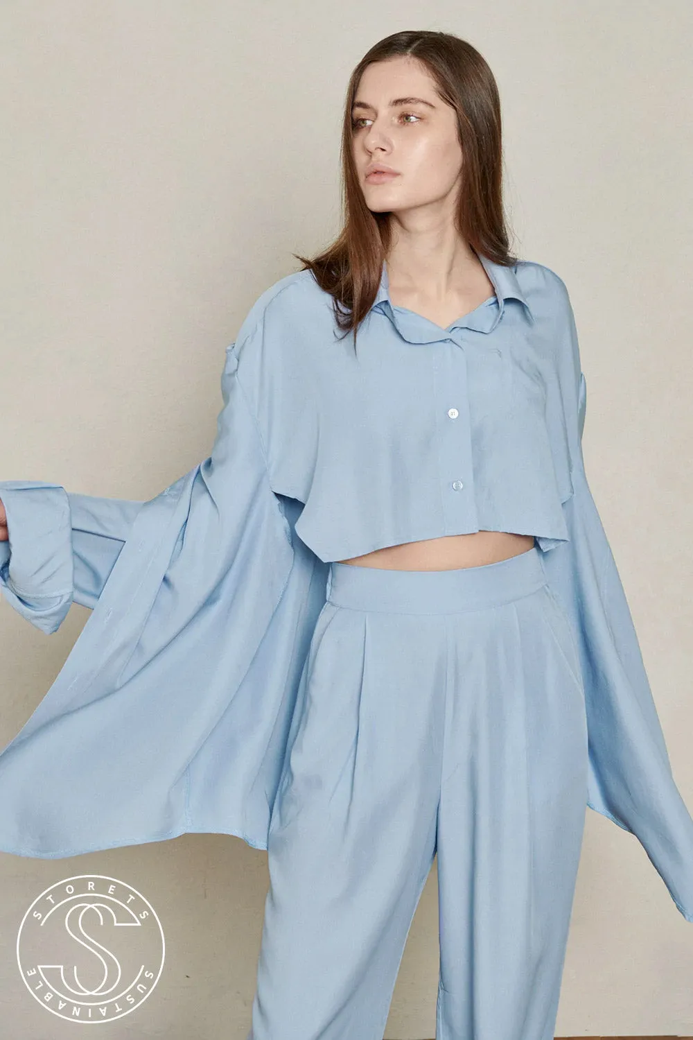 Multi-Way Layered Bamboo Shirt sold by storets