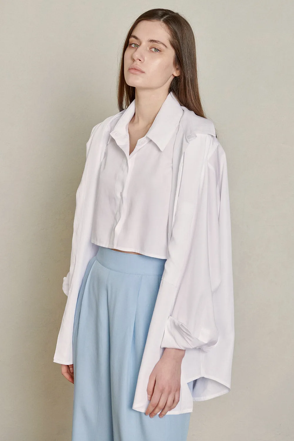 Multi-Way Layered Bamboo Shirt sold by storets product image thumbnail 2