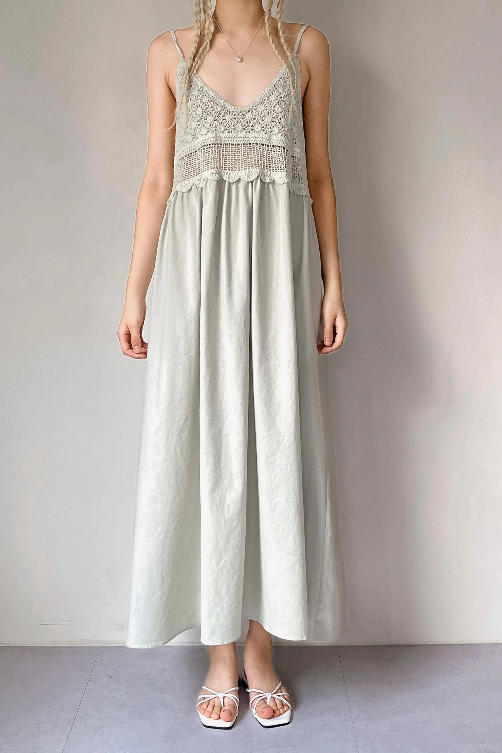 Sophia Crochet Maxi Dress sold by storets product image thumbnail 3