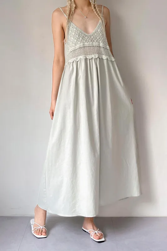 Sophia Crochet Maxi Dress sold by storets
