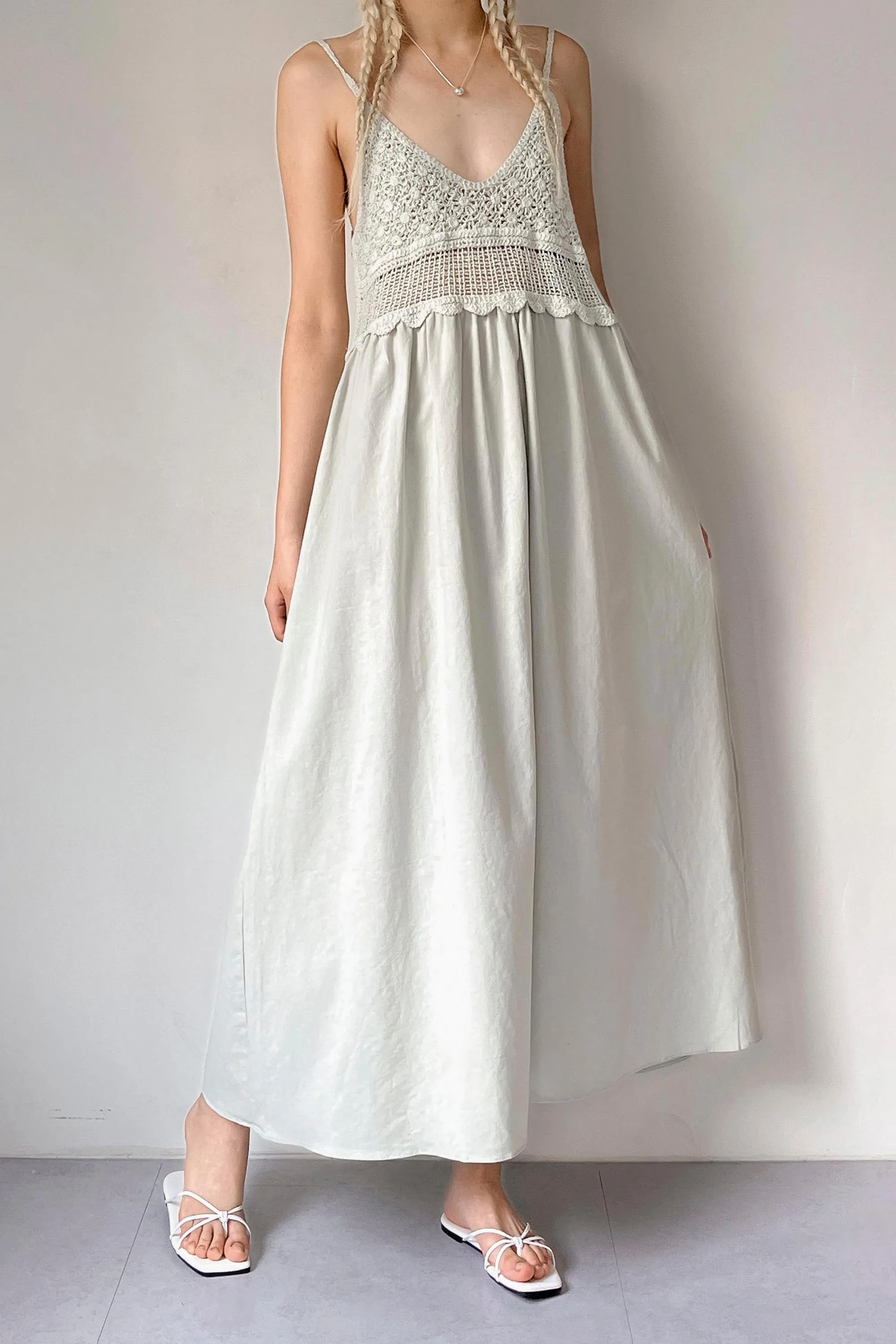 Sophia Crochet Maxi Dress sold by storets