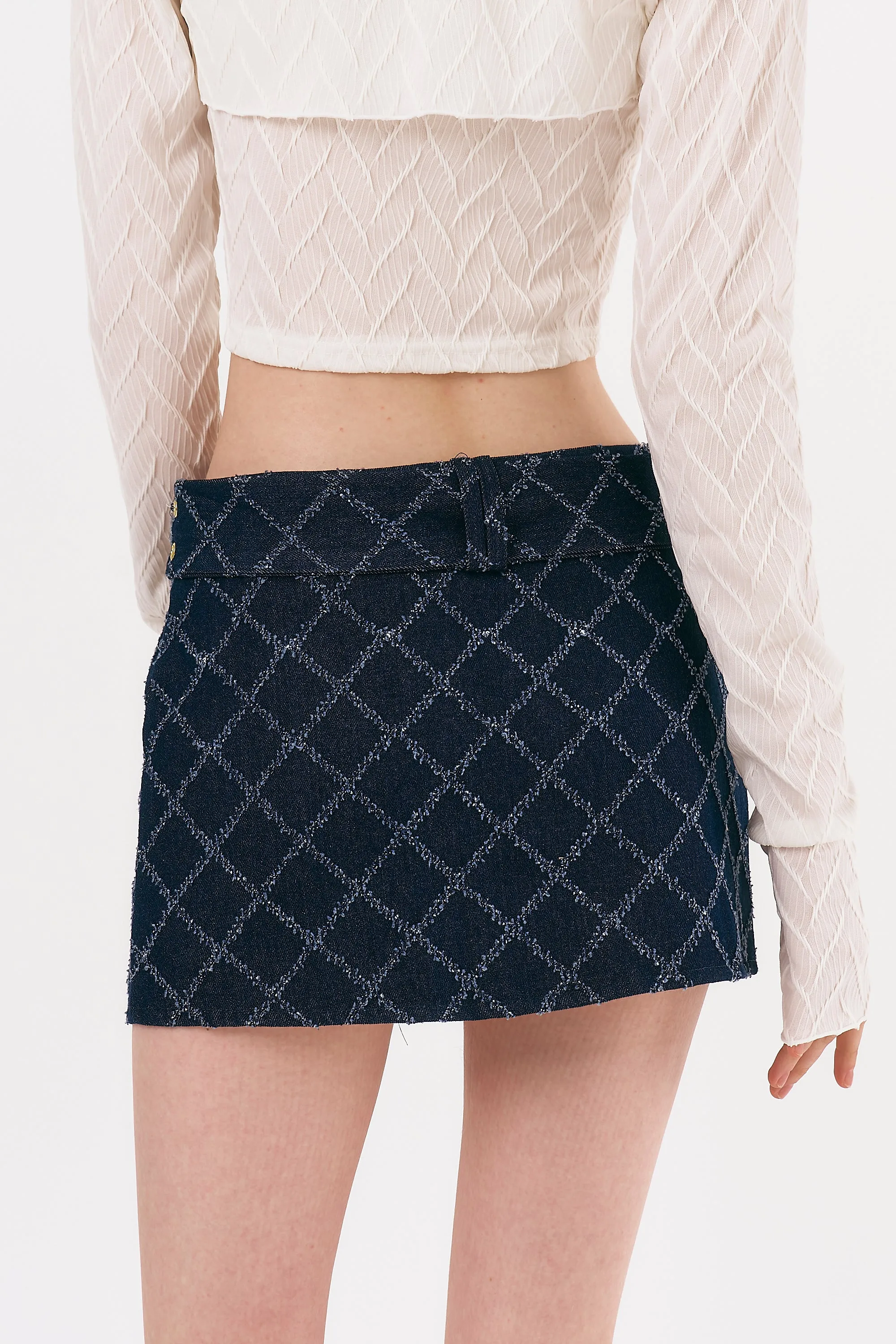 Melissa Micro Mini Denim Skirt sold by storets product image thumbnail 3