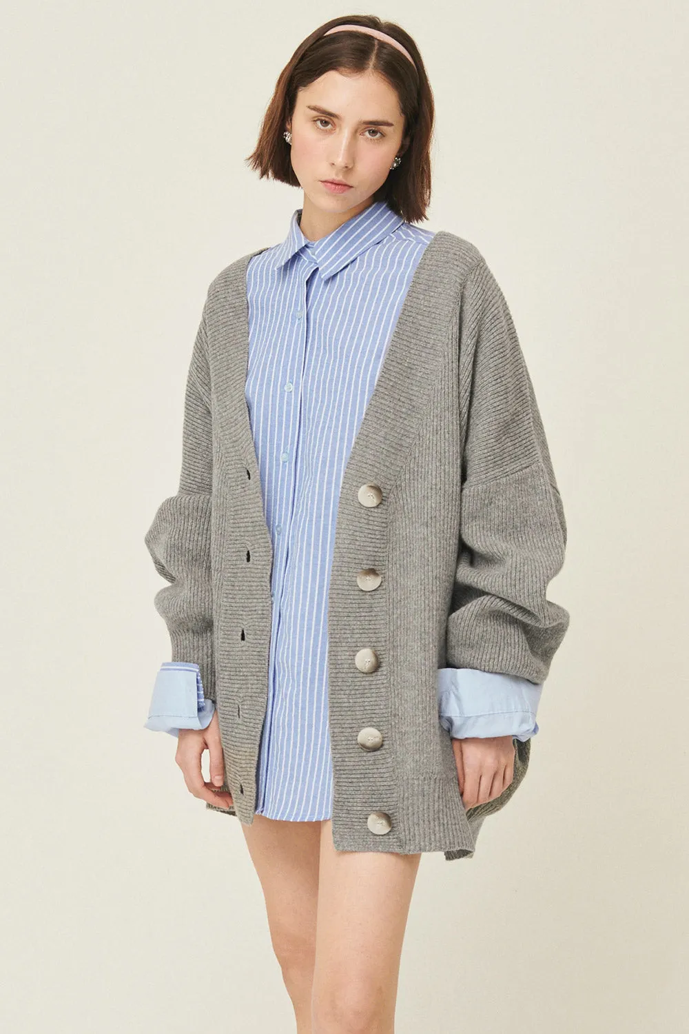 Lucy Boyfriend Cardigan sold by storets product image thumbnail 4