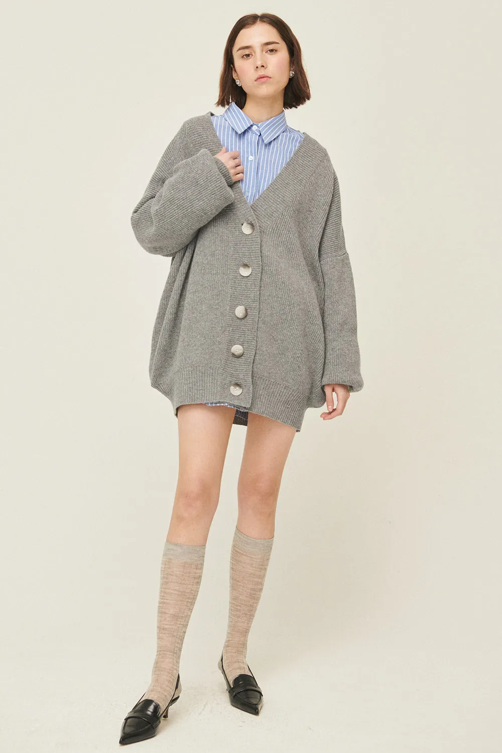 Lucy Boyfriend Cardigan sold by storets product image thumbnail 3