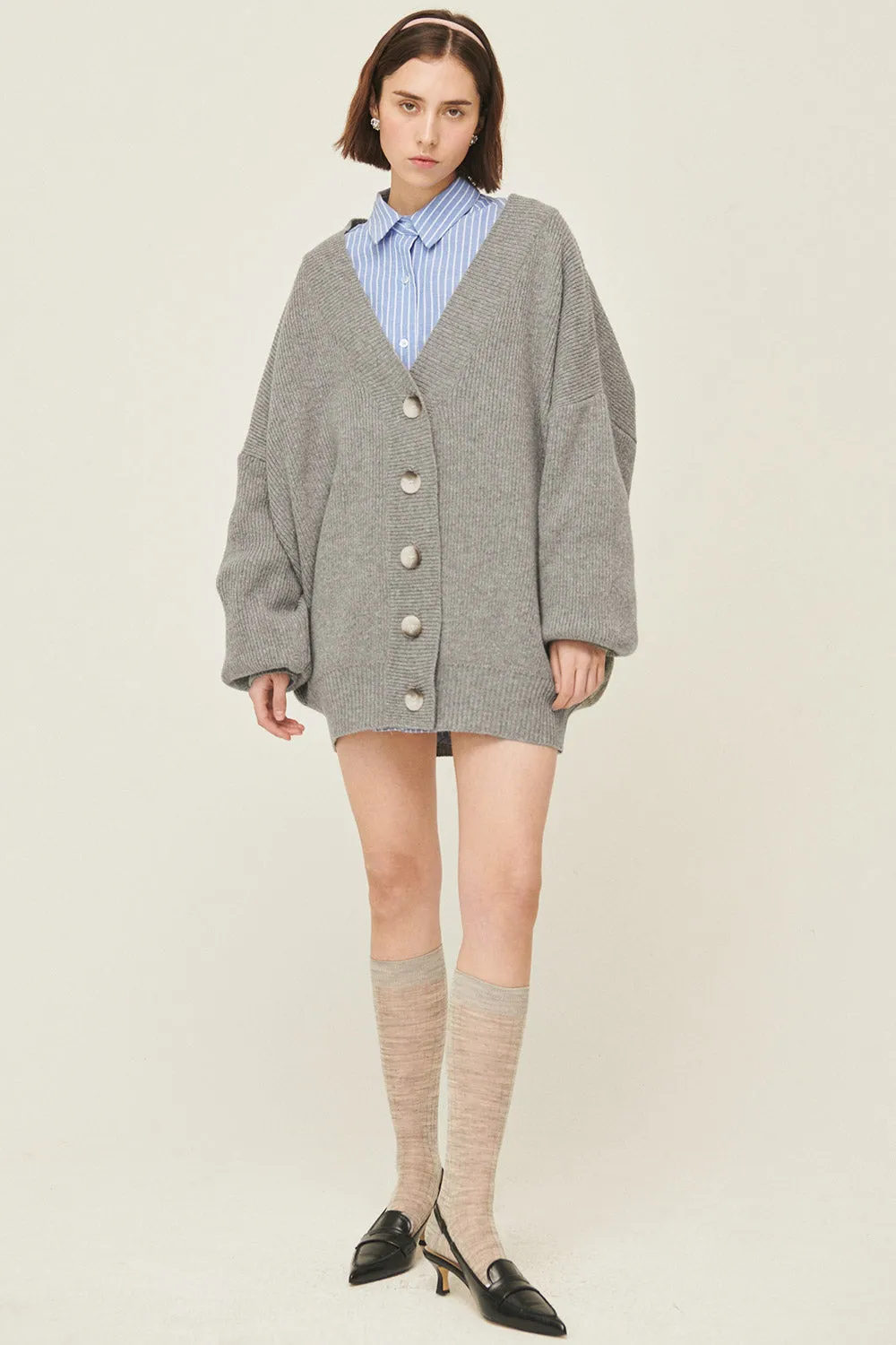 Lucy Boyfriend Cardigan sold by storets product image thumbnail 2