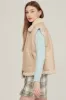 Daniela Pleather Shearling Vest sold by storets