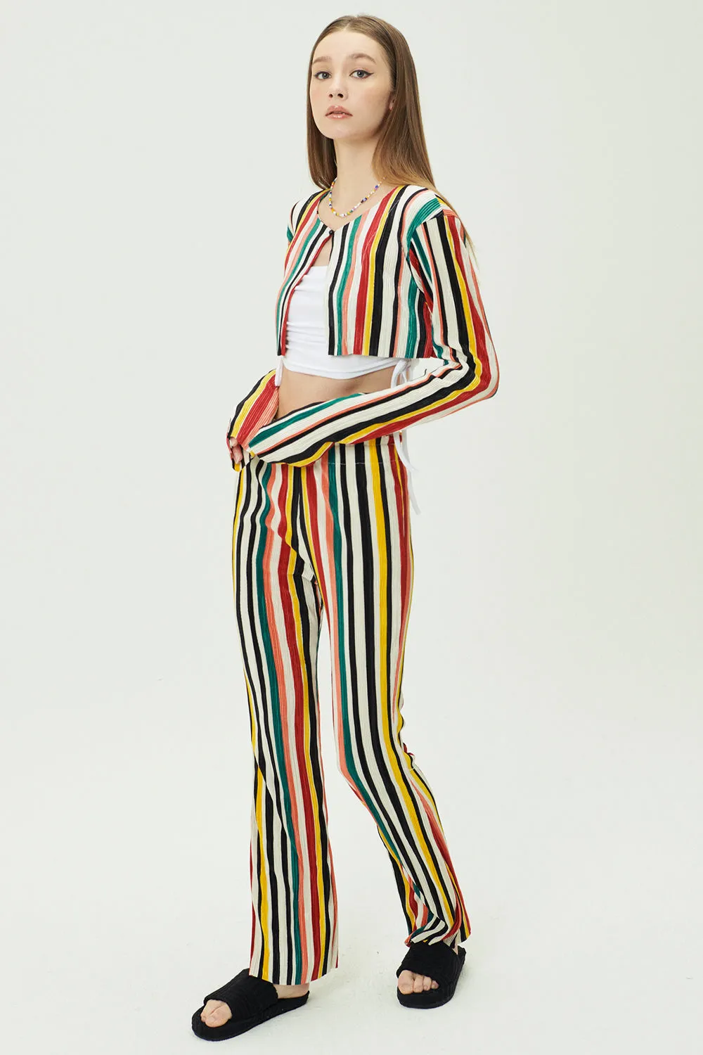 Nadua Striped Plisse Pants sold by storets product image thumbnail 2