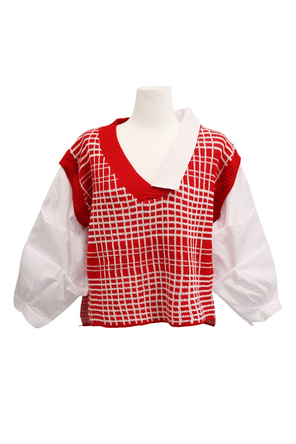 Adalyn Layered Vest Shirt sold by storets product image thumbnail 3