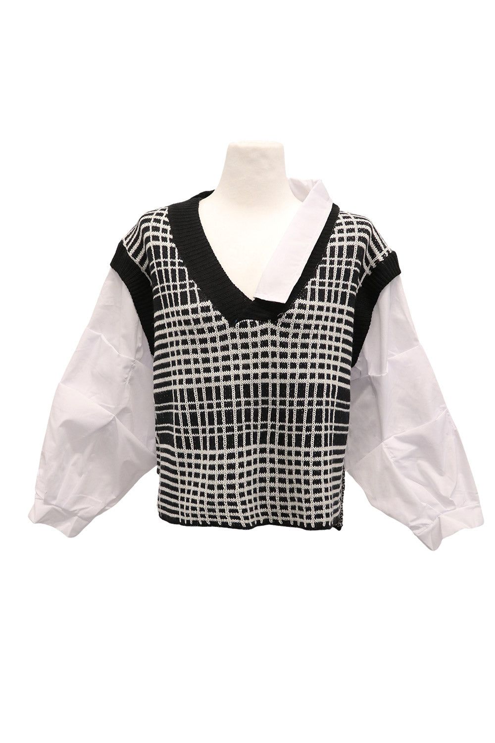 Adalyn Layered Vest Shirt sold by storets product image thumbnail 4
