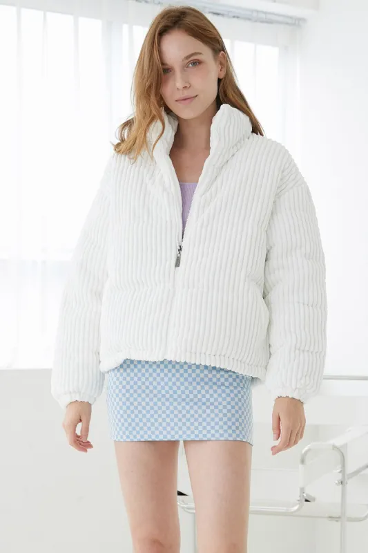 Emmy Corduroy Puffer Jacket sold by storets