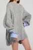 Sadie Shirt Combo Knit Pullover sold by storets