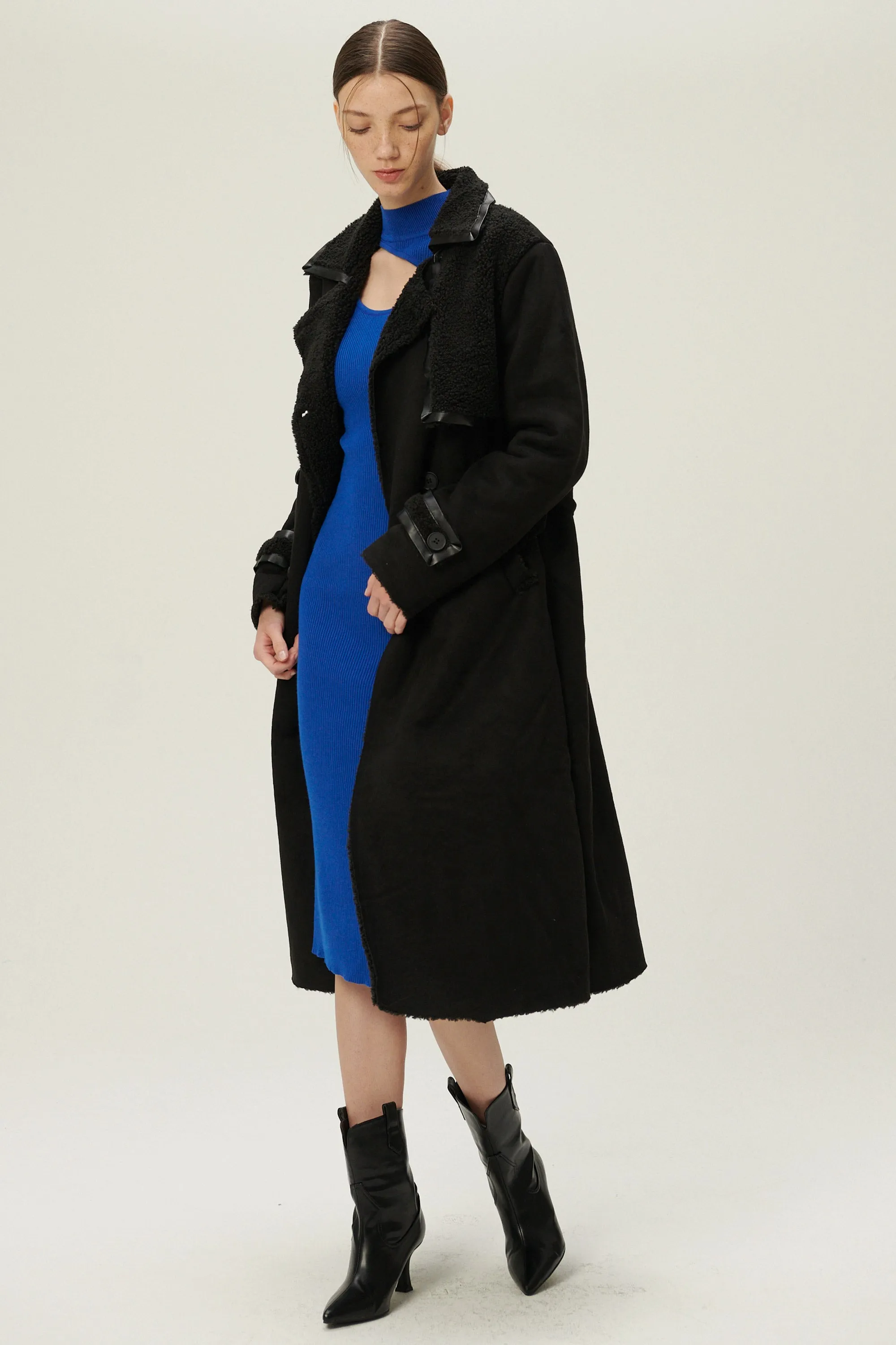 Amber Faux Shearling Coat sold by storets product image thumbnail 2