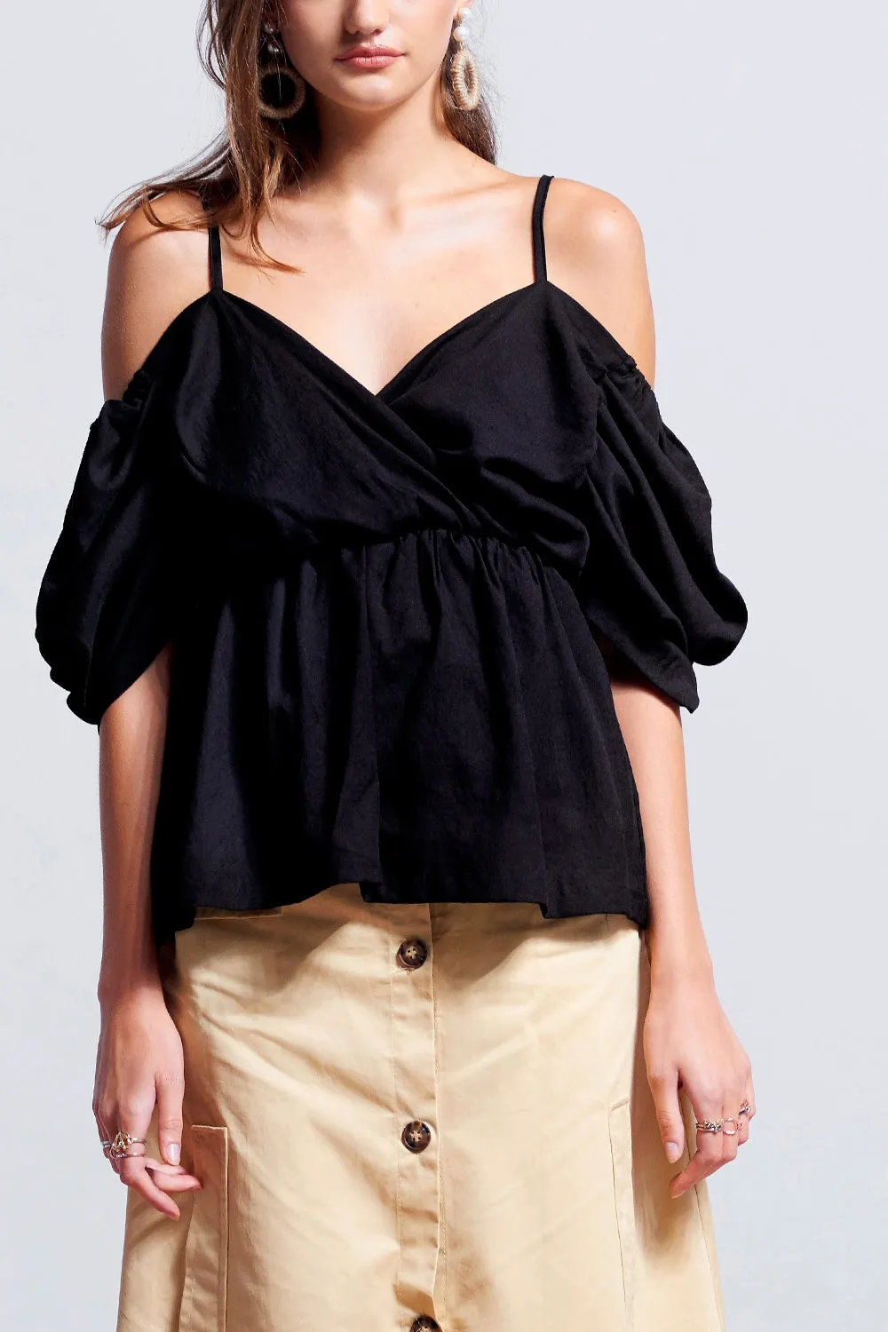 Sofia Cold Shoulder Blouse sold by storets product image thumbnail 5