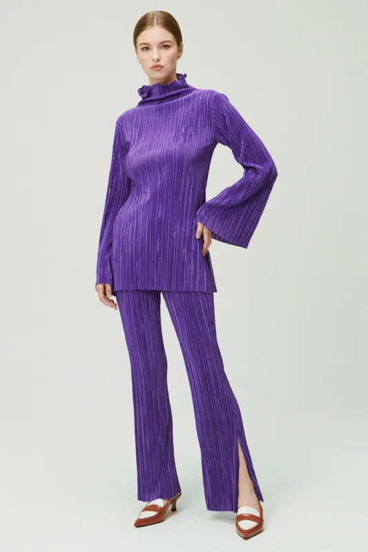 Sia Plisse Tunic Top and Pants Set sold by storets