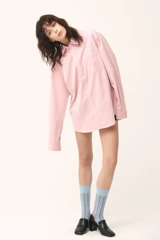 Arden Oversized Shirt (15colors) sold by storets